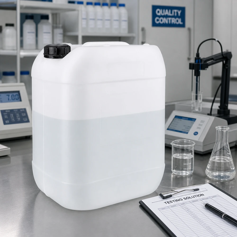 Kanister 20 Liter mit Schraubverschluss Originalitätsverschluss Kompakter rechteckiger 20 Liter Vorratsbehälter mit schwarzem Schraubdeckel