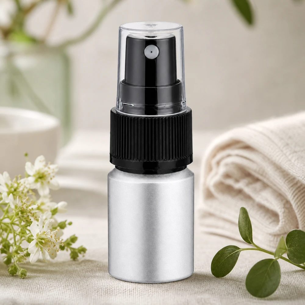 10ml gebeizte Aluflasche mit Zerstäuber Professionelle 10ml gebeizte Aluflasche mit Zerstäuber für Beauty Salons und Kosmetikstudios