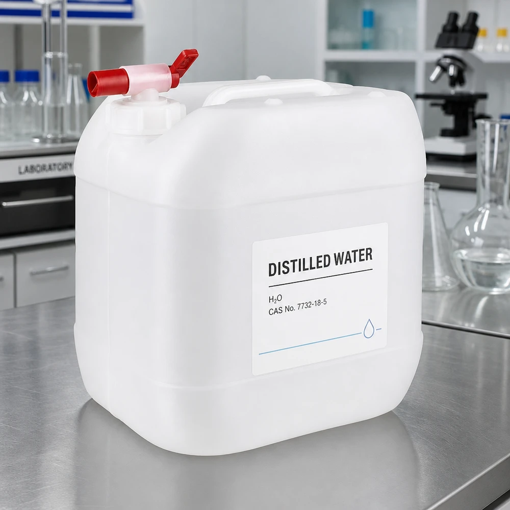 Kanister 15 Liter mit Auslaufhahn Lebensmittelechter Kanister 15 Liter mit Dosierhahn für Destillat und Chemikalien