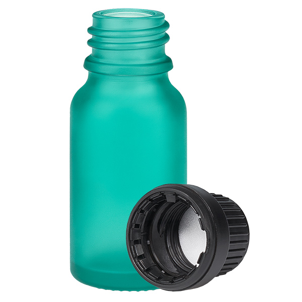 10ml Flasche 11mm Schraubverschluss schwarz Originalitätsverschluss GreenLine UT18/10
