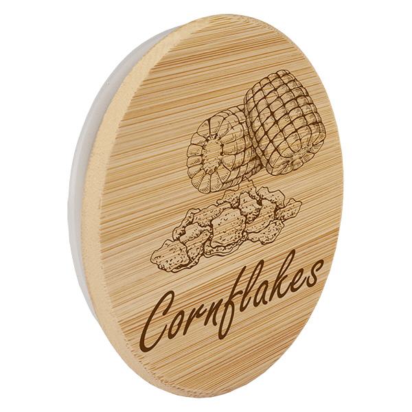 Holzdeckel "Cornflakes" für WECK RR100