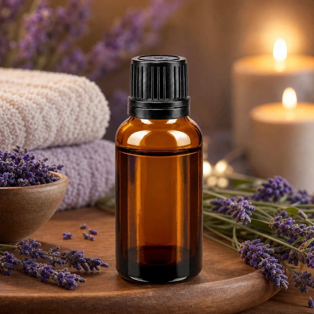 Apothekenflasche braun 20ml Schraubverschluss schwarz Giessring Originalitätsverschluss 20ml Flakon aus braunem Apothekenglas mit 8mm Ausgabe und schwarzem Originalverschluss