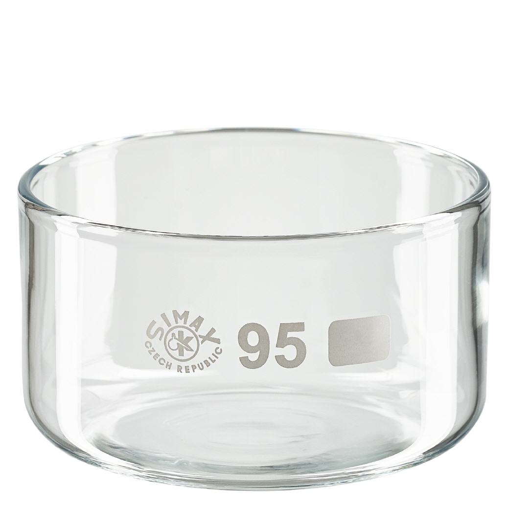 Piatto per cristallizzazione da 300ml senza beccuccio Bo. ø95mm Piatto per cristallizzazione da 300ml senza beccuccio Bo. ø95mm