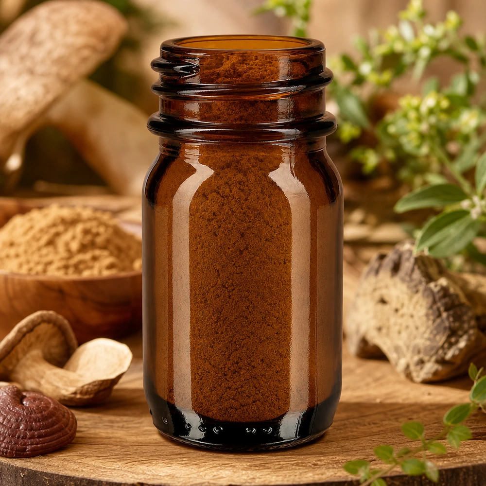 Bocal à col large en verre ambré 30 ml, goulot DIN 32, sans couvercle Petit flacon à col large de 30 ml en verre brun de haute qualité pour poudres et comprimés
