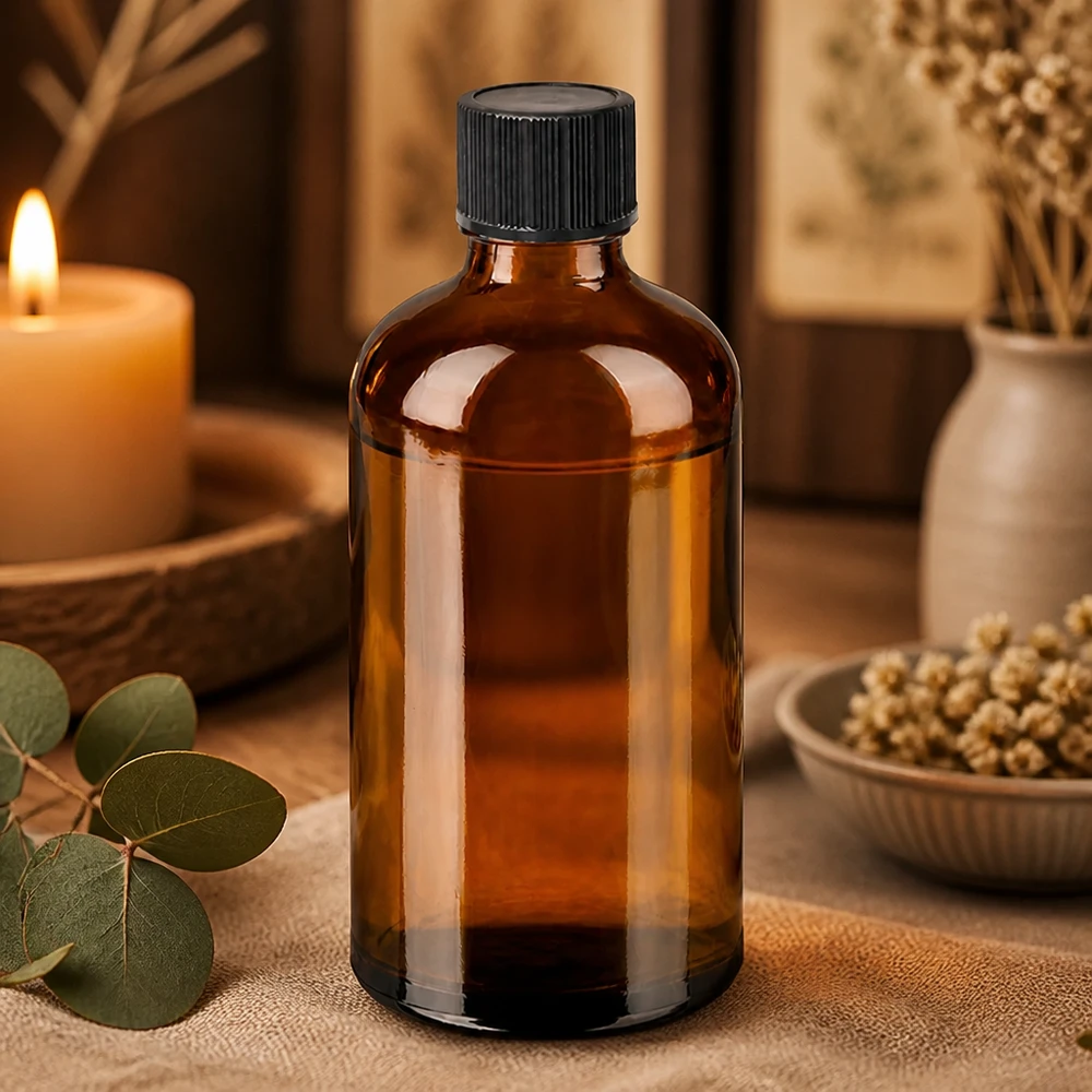 Flacone contagocce da 100 ml 1 mm nero STD BrownLine UT18/100 Elegante flacone BrownLine da 100 ml con contagocce, ideale per i fiori di Bach e le essenze.