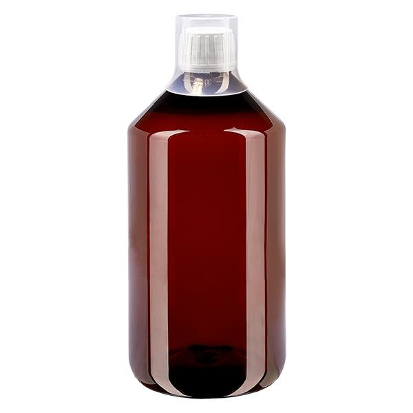 Bottiglia PET 750ml con tappo bianco OV + tazza Bottiglia PET 750ml con tappo bianco OV + tazza