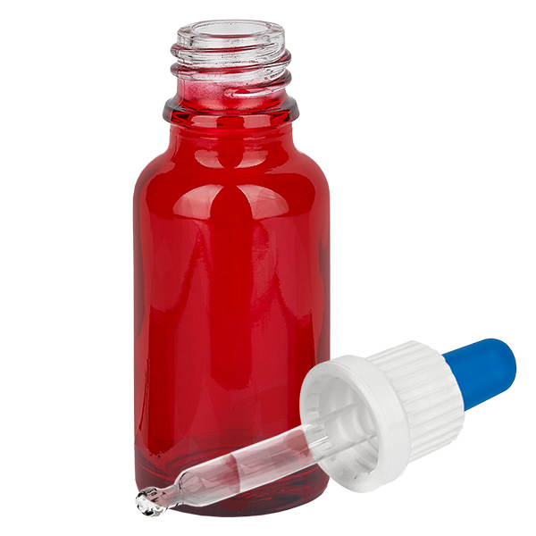 Bottiglia per pipette da 20 ml bianco/blu OV RedLine UT18/20 Bottiglia per pipette da 20 ml bianco/blu OV RedLine UT18/20