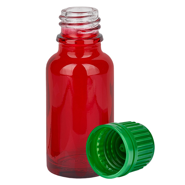 20ml Flasche 11mm Schraubverschluss grün Originalitätsverschluss RedLine UT18/20