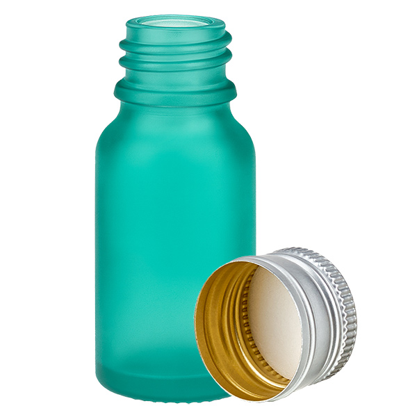 10ml Flasche 11mm Schraubverschluss Alu-Silber Standard GreenL.UT18/10