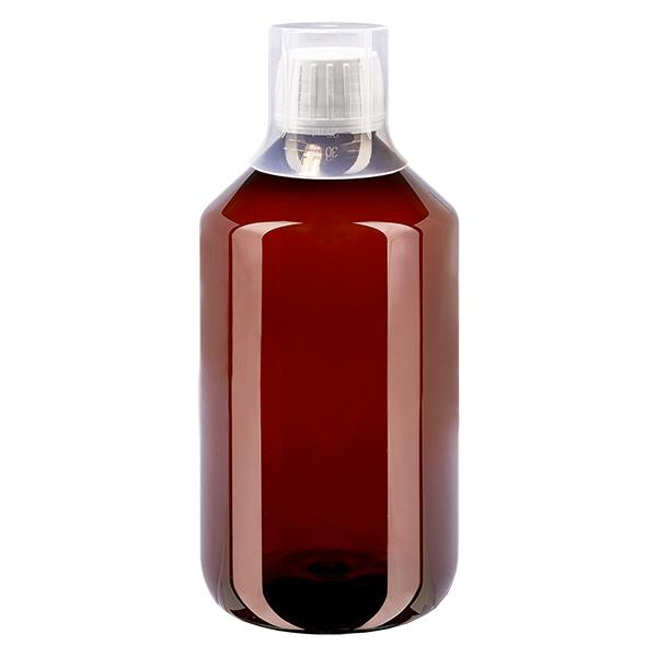 Bottiglia PET 500ml con tappo bianco OV + tazza Bottiglia PET 500ml con tappo bianco OV + tazza