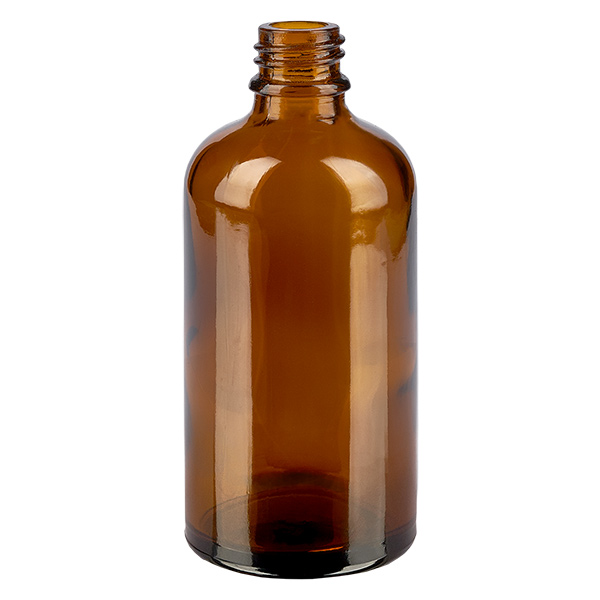 Flacone farmaceutico da 100 ml BrownLine DIN18 UNiTWIST Flacone farmaceutico da 100 ml BrownLine DIN18 UNiTWIST