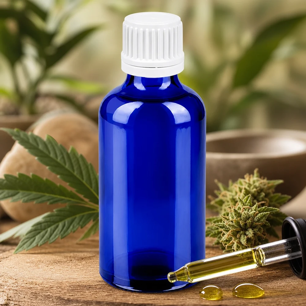 Bottiglia in vetro farmaceutico da 50 ml con filettatura standardizzata da 11 mm per applicazioni industriali