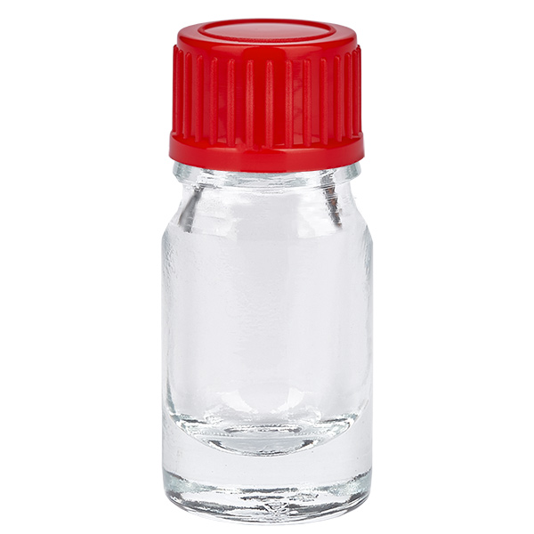 Flacone da 5ml 11mm SV rosso STD ClearLine UT18/5 Flacone da 5ml 11mm SV rosso STD ClearLine UT18/5