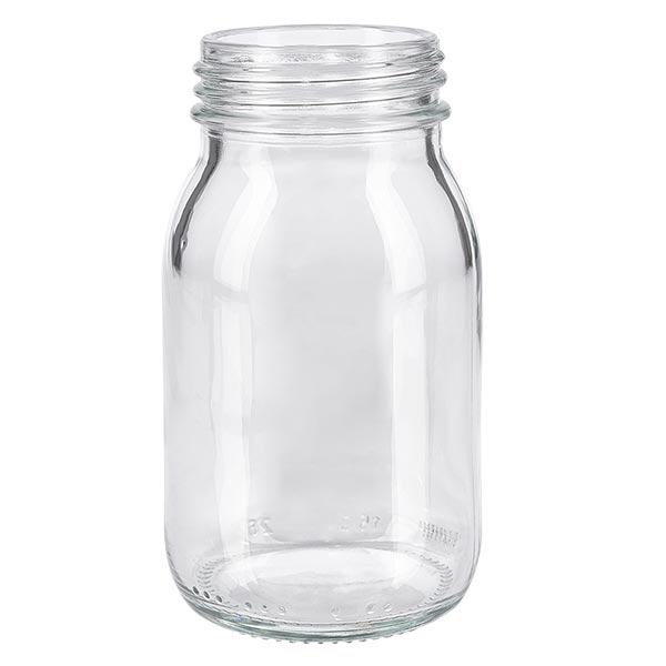 Bottiglia a collo largo in vetro trasparente da 150 ml Bottiglia a collo largo in vetro trasparente da 150 ml