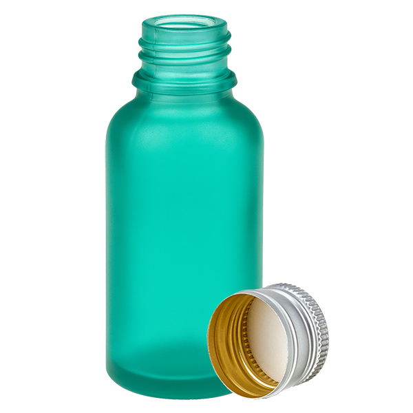 30ml Flasche 11mm Schraubverschluss Alu-Silber Standard GreenL.UT18/30