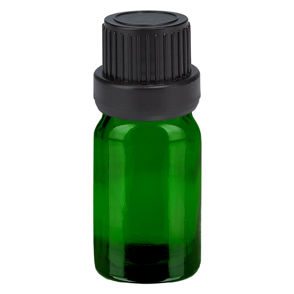 5ml Tropfflasche 2mm schwarz Originalitätsverschluss GreenLine UT18/5