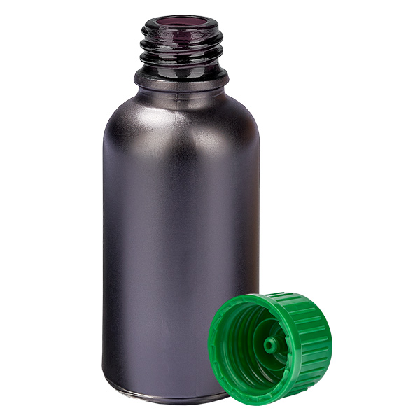 30ml Flasche 11mm Schraubverschluss grün Standard BlackLine UT18/30