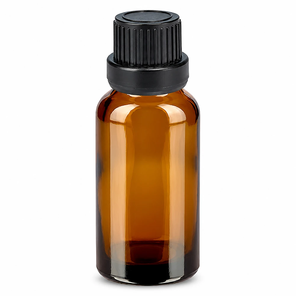 10ml Tropfflasche 2mm schwarz Originalitätsverschluss BrownLine UT18/10 Apothekerflasche 10ml braun mit schwarzem Tropfer für lichtempfindliche Substanzen