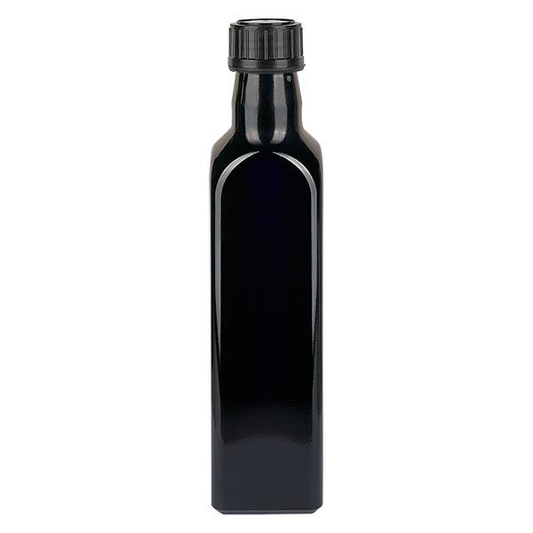 Bottiglia per olio "Castor" in vetro viola Miron® da 250 ml Bottiglia per olio "Castor" in vetro viola Miron® da 250 ml