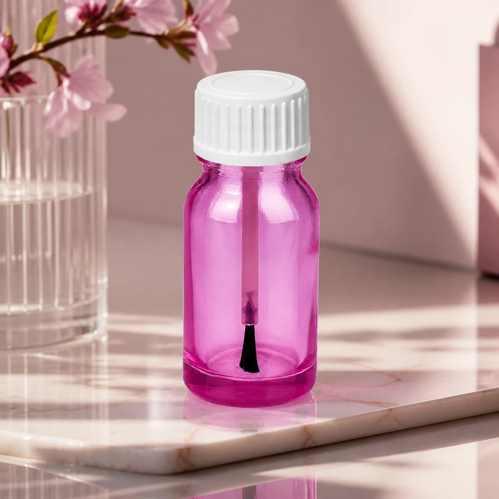 10ml Pinselflasche weiss Standard PurpleLine UT18/10 10ml Pinselflasche weiss mit ergonomischem Design STD PurpleLine UT18/10 für einfache Handhabung