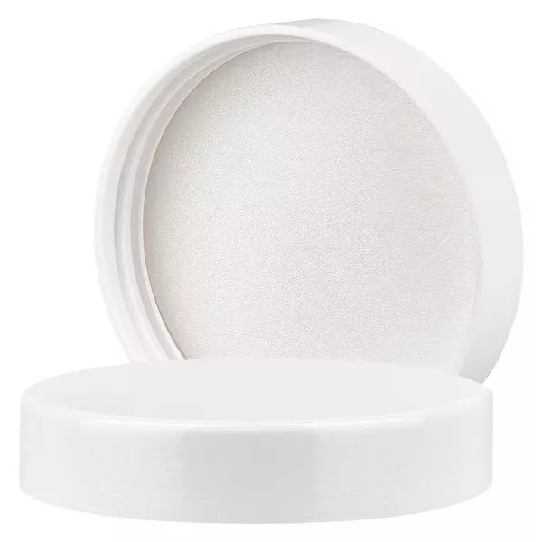 Bakelit Schraubverschluss weiß, Gewinde 58mm/R3 ApoGlas
