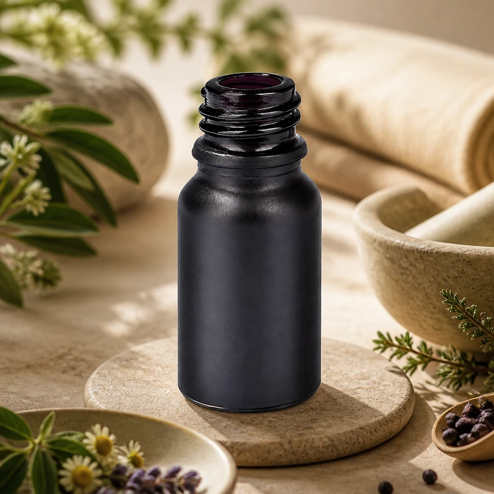 Flacone da 10 ml per farmacia BlackLine UT18/10 UNiTWIST Robusto flacone da 10 ml BlackLine UT18/10 UNiTWIST in vetro resistente per una lunga durata.