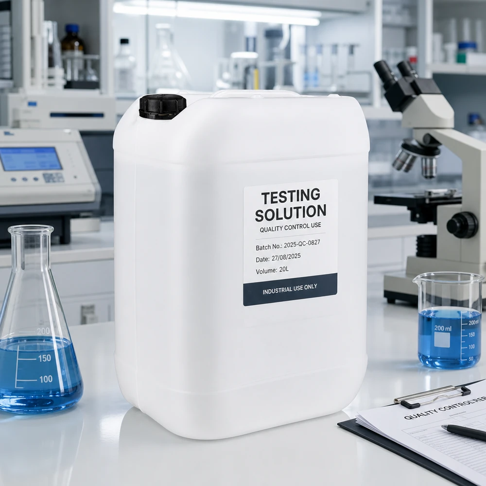 Kanister 25 Liter mit Schraubverschluss Originalitätsverschluss Transluzenter Kunststoffkanister 25 Liter mit auslaufsicherem Schraubverschluss