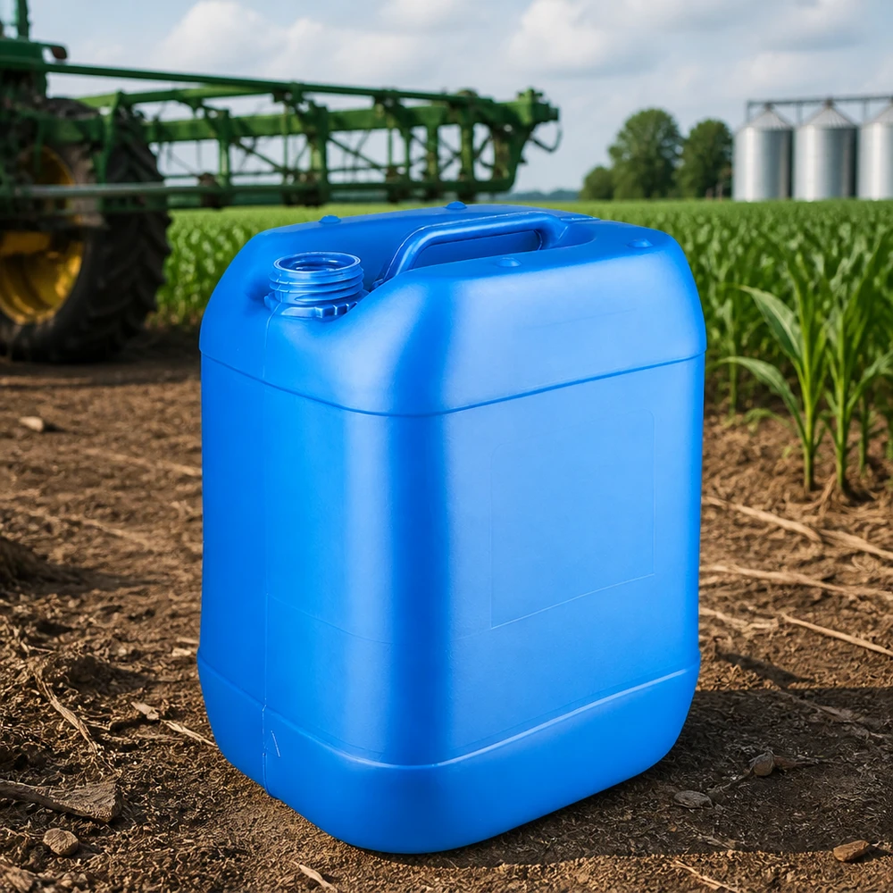 Kanister 20 Liter blau ohne Verschluss Tragbarer blauer Leerkanister 20L ohne Verschluss für Landwirtschaft und Pflanzenschutz