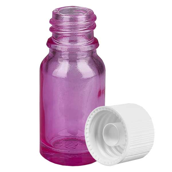 10ml Flasche 11mm Schraubverschluss weiss Standard PurpleLine UT18/10