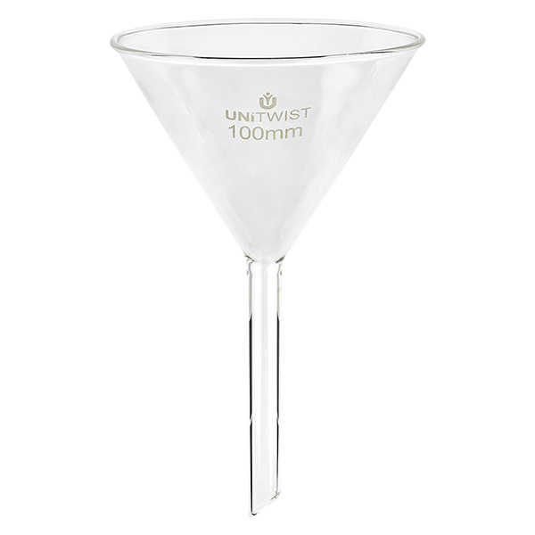 Imbuto in vetro ø100mm borosilicato UNiTWIST Imbuto in vetro ø100mm borosilicato UNiTWIST