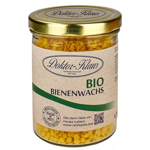 200g cera d'api biologica gialla Doktor-Klaus noWaste