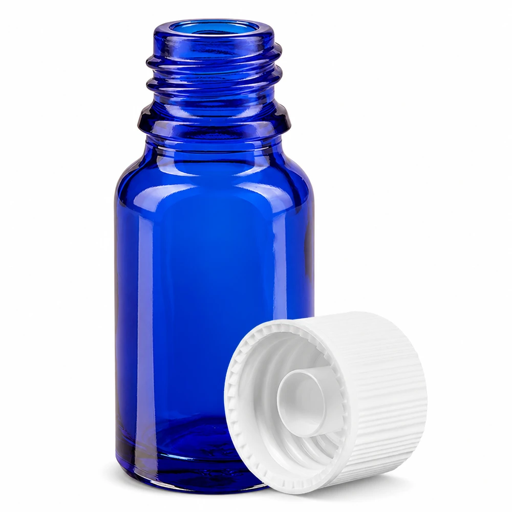 10ml Flasche 11mm Schraubverschluss weiß Standard BlueLine UT18/10 10ml Flasche 11mm Schraubverschluss weiß Standard BlueLine UT18/10