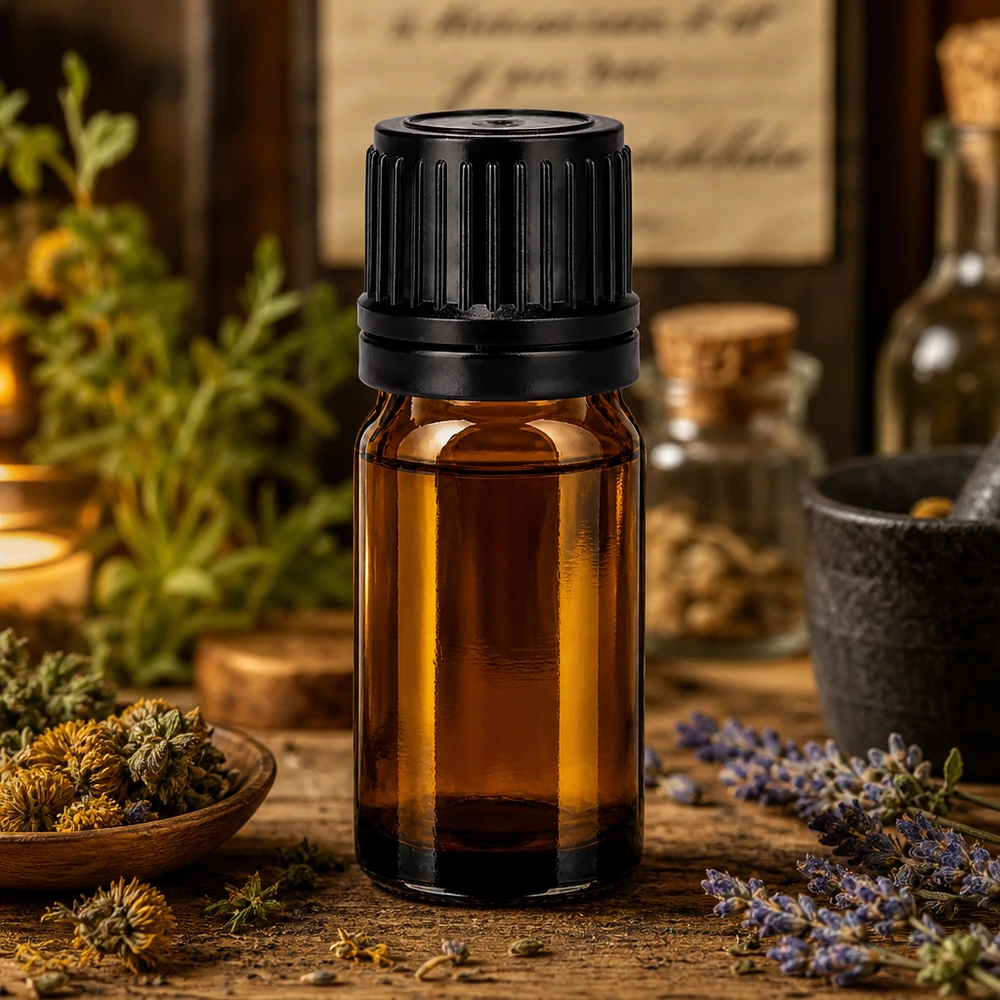 5ml Flasche 11mm Schraubverschluss schwarz Originalitätsverschluss BrownLine UT18/5 Professionelle 5ml Apotheker Glasflasche mit SV Verschluss für Kosmetik und Naturheilkunde
