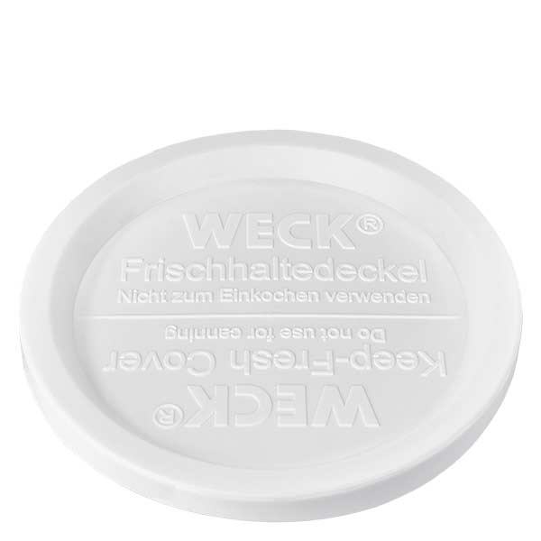 WECK/REX Coperchio salvafreschezza RR120 Coperchio per conserve WECK REX RR120 bianco trasparente rotondo per barattoli da conserva Conservazione