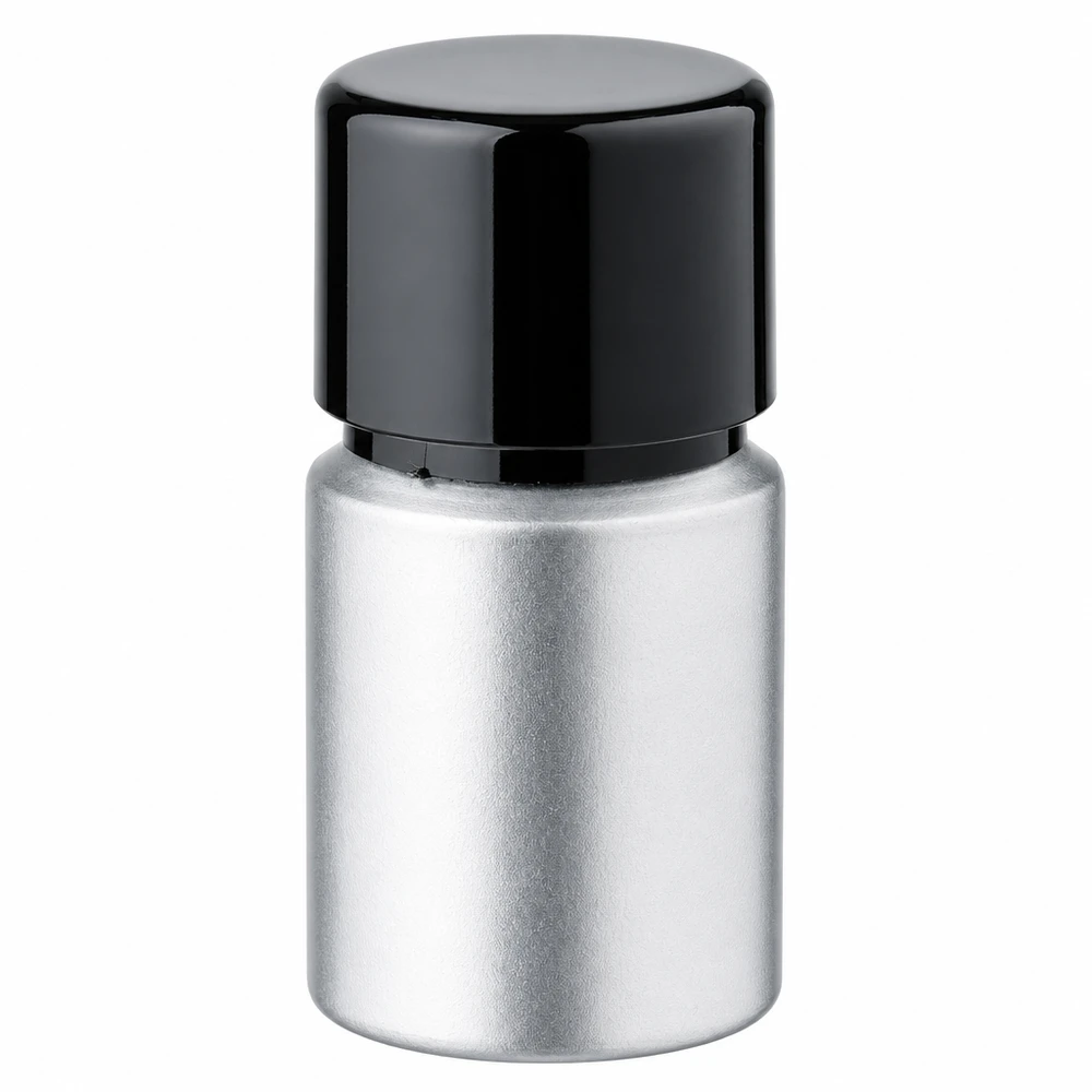 10ml gebeizte Aluflasche mit Schraubkappe Robuste 10ml Aluminium Flasche - korrosionsbeständige gebeizte Oberfläche mit sicherem Verschluss