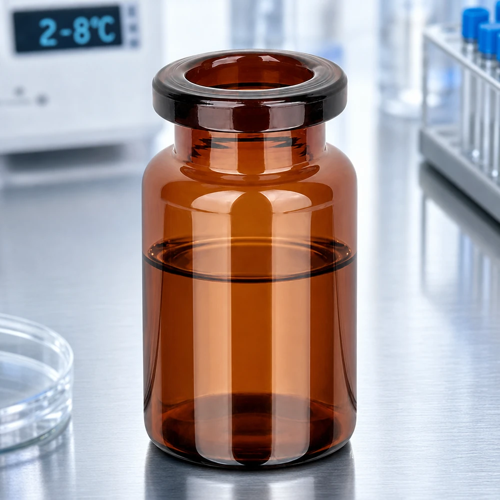 Injektionsflasche Braunglas 5ml Hochwertige Braunglas Vials 5ml für aseptische Abfüllung von Injektionspräparaten
