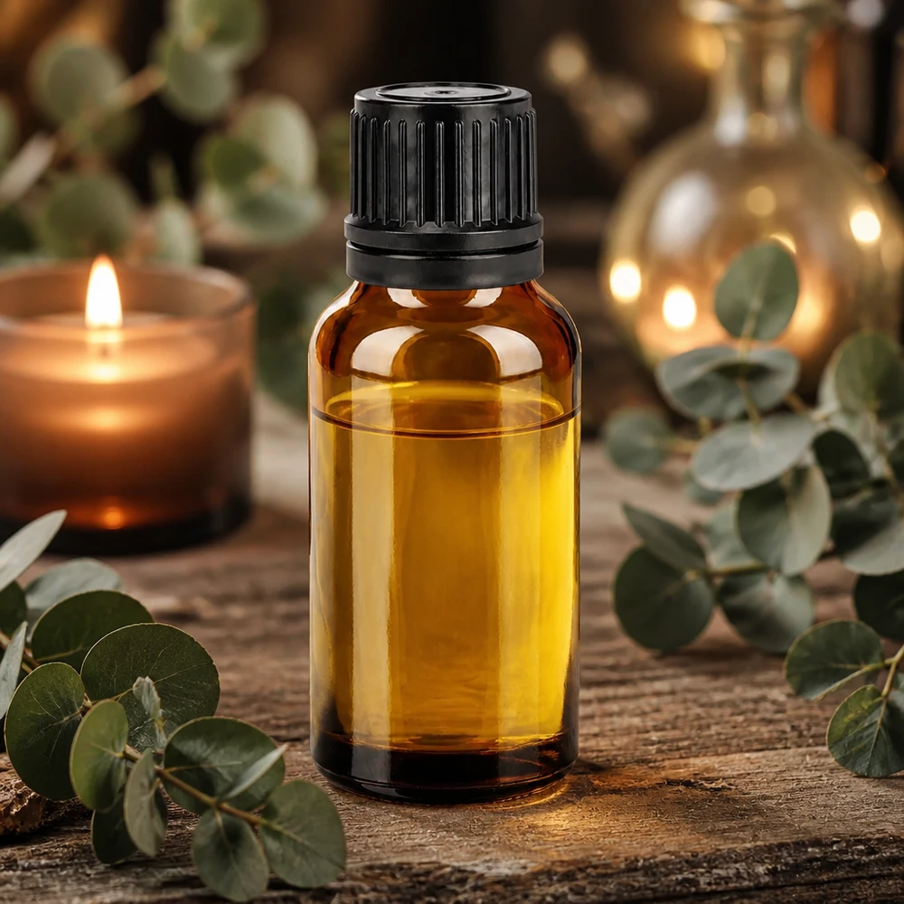 Elegante flacone marrone da 20 ml con filettatura da 11 mm - ideale per cosmetici e oli fai da te