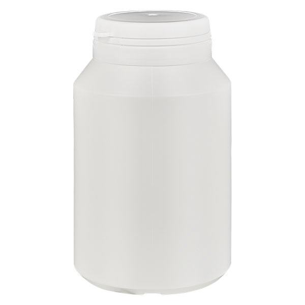 Astuccio per capsule 200 ml bianco con Jaycap OV bianco Astuccio per capsule 200 ml bianco con Jaycap OV bianco