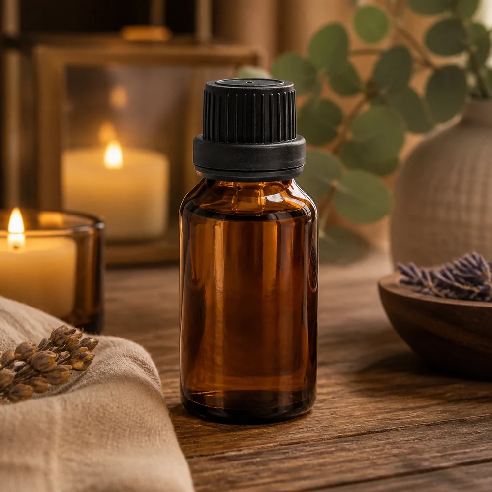 15ml Braunglasflasche mit Präzisionstropfer für Duftöle Kräuterextrakte und Tinkturen
