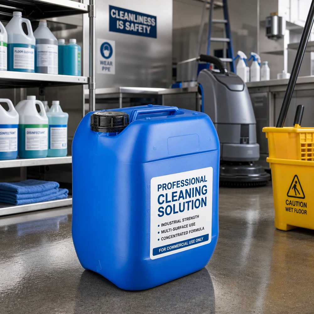 Kanister 10 Liter blau mit Schraubverschluss Originalitätsverschluss Kanister 10 Liter blau mit OV Schraubverschluss zur Aufbewahrung konzentrierter Reiniger