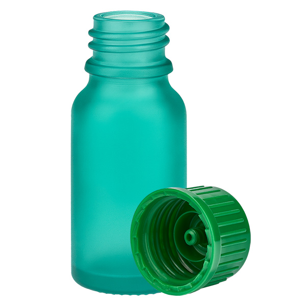 10ml Flasche 11mm Schraubverschluss grün Standard GreenLine UT18/10