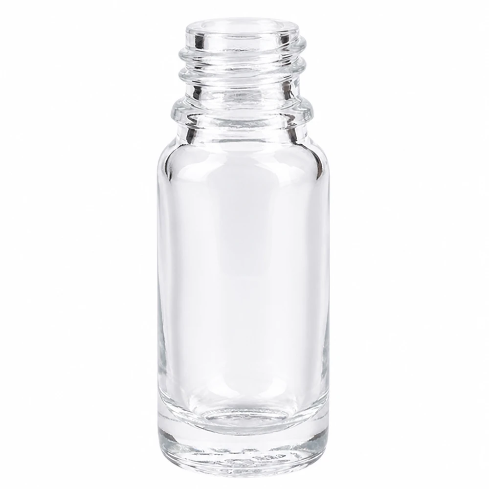 Klarglas Flasche 10ml DIN 18 10ml ApoGlas Glasfläschchen kristallklar und chemikalienresistent für Labor und Pharmazie