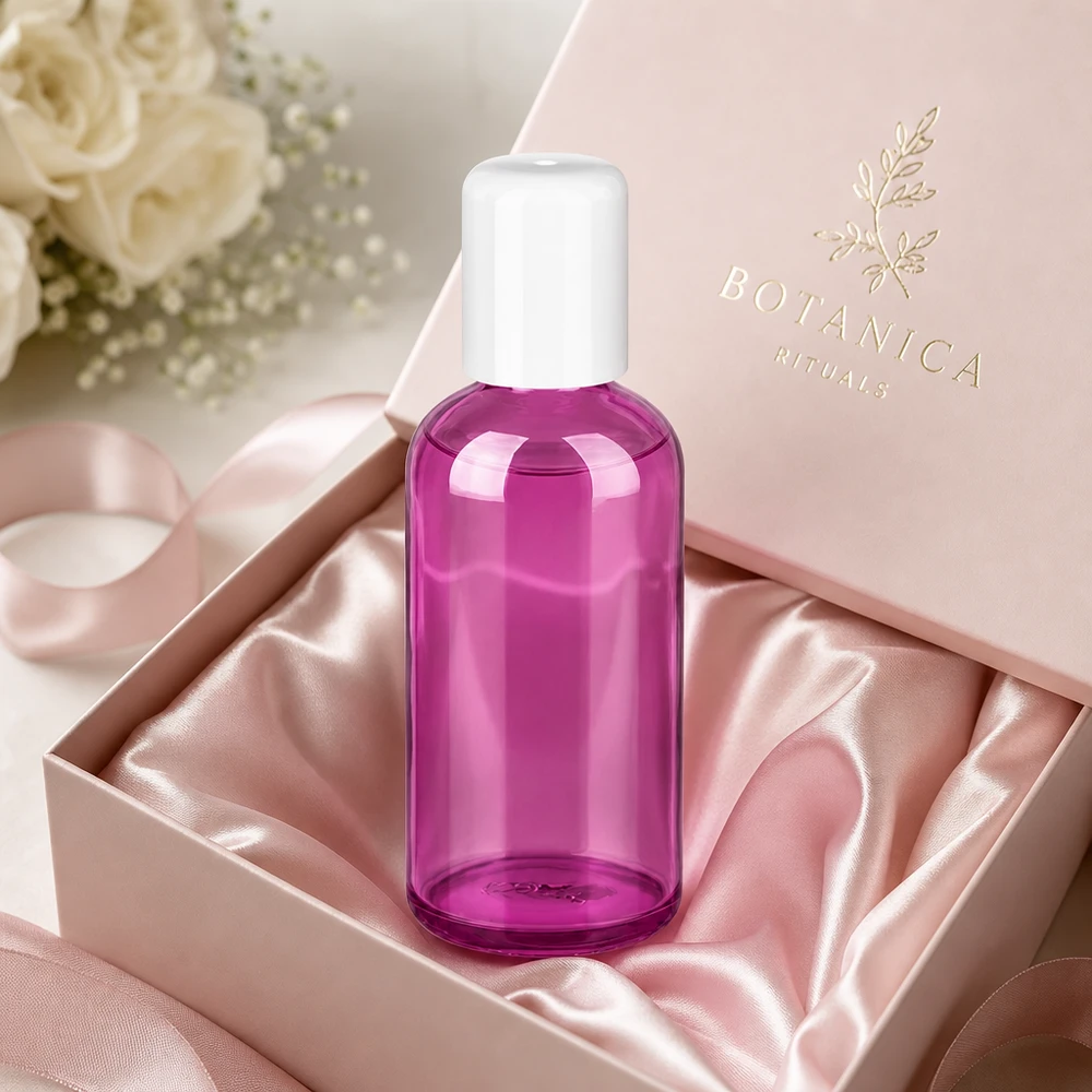 100ml Roll-On Flasche weiss Standard PurpleLine UT18/100 Funktionale 100ml Roll-On Flasche mit hygienischem weißem Verschluss für unterwegs und Reisen