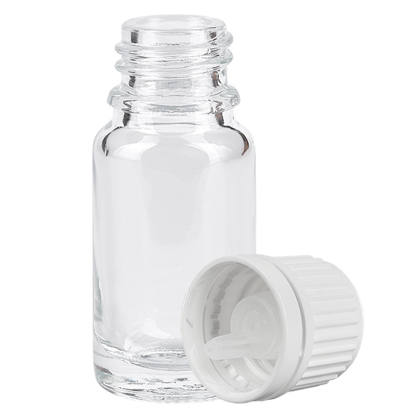 Flacone contagocce da 10 ml 0,7 mm bianco OV ClearLine UT18/10 Flacone contagocce da 10 ml 0,7 mm bianco OV ClearLine UT18/10