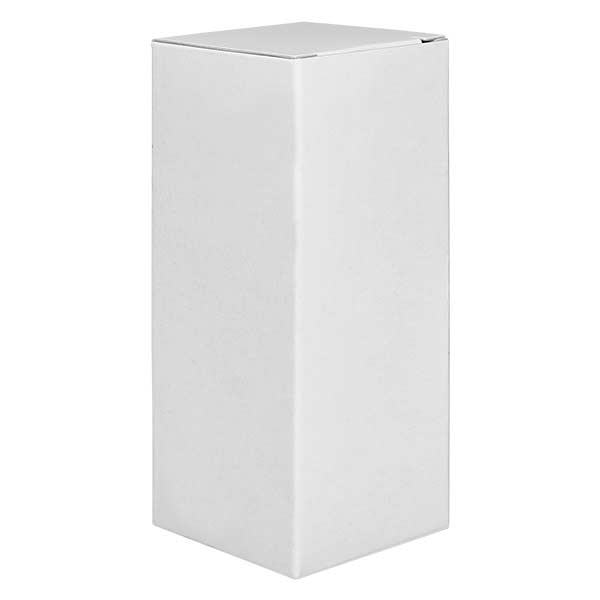 Scatola pieghevole FS1 in cartone bianco, altezza 97 mm Scatola pieghevole FS1 in cartone bianco, altezza 97 mm