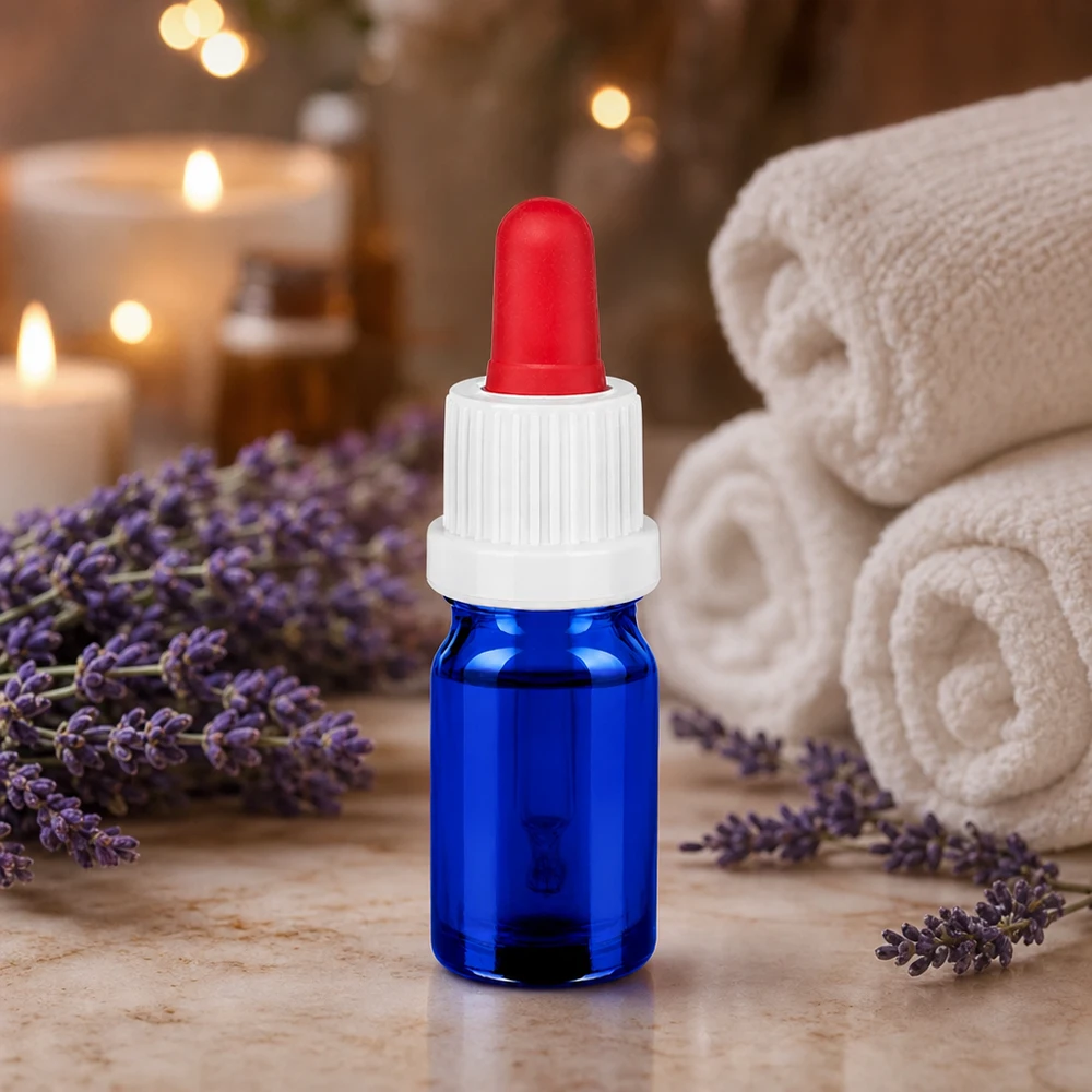 Flacone medico contagocce da 5 ml in vetro borosilicato con pipetta sterile per uso farmaceutico