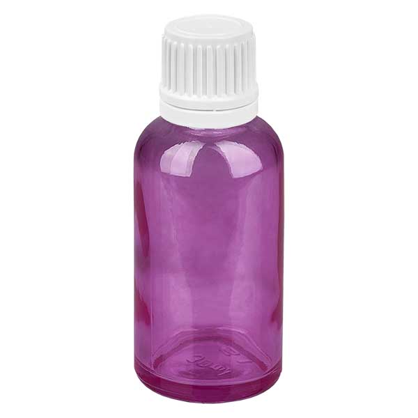 30ml Tropfflasche 0.7mm weiss Originalität Schraubverschlusserschluss  PurpleLine UT18/30