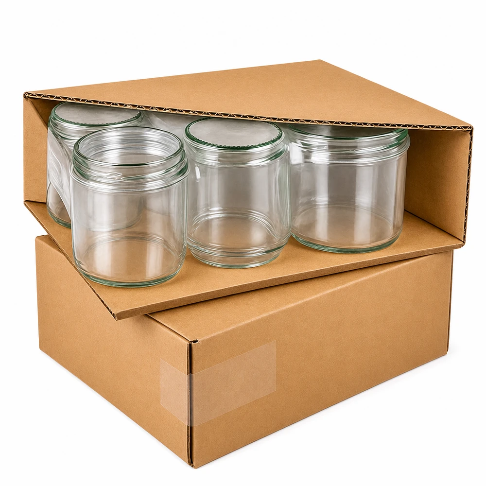 230ml Sturzglas + BasicSeal Deckel Blume mint UNiTWIST 230ml Sturzgläser im Karton geliefert, sichere Verpackung der Einmachgläser mit BasicSeal Deckel für den Versand