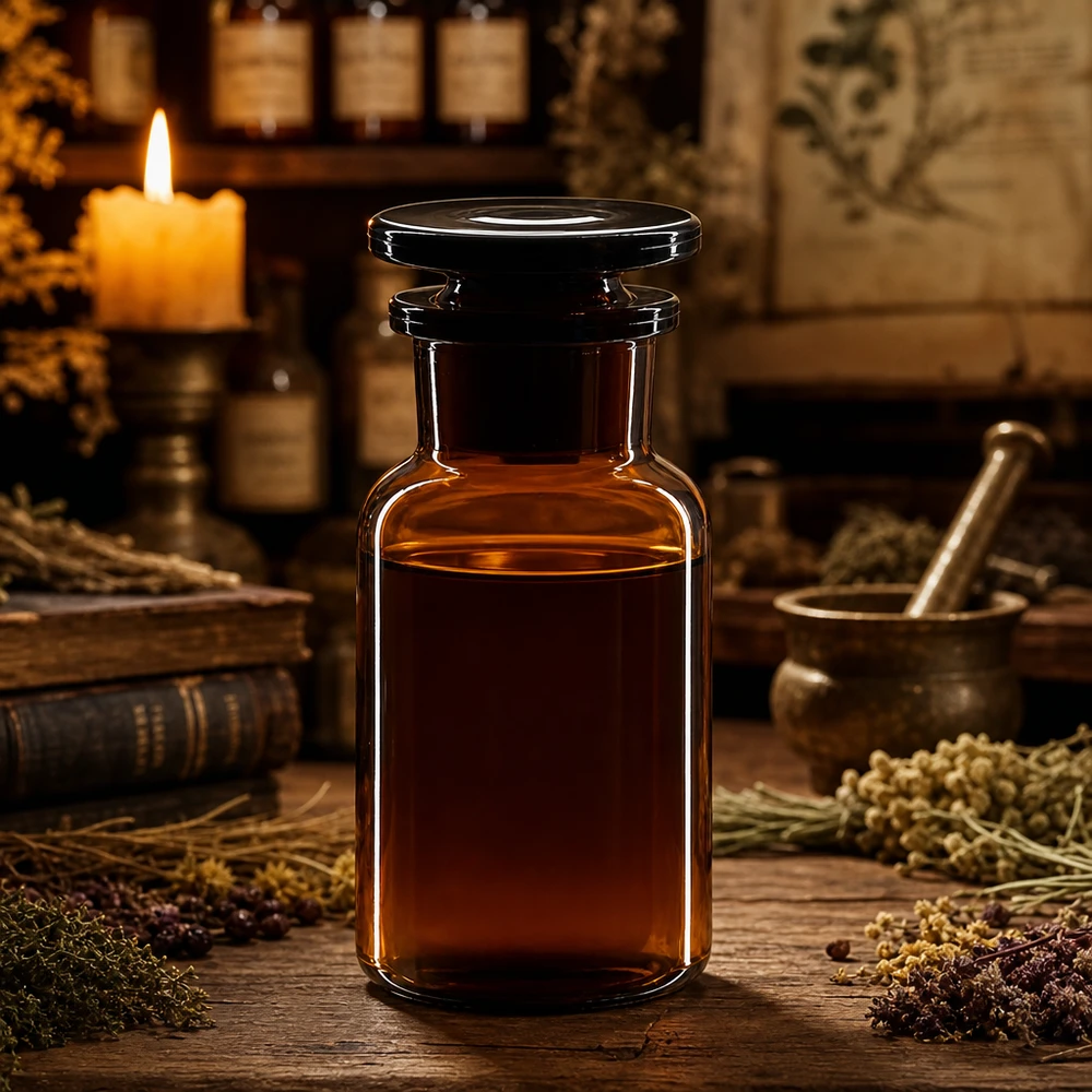Bottiglia a spalla rotonda 100ml marrone a collo largo con tappo in vetro Bottiglia di vetro a collo largo da 100 ml, marrone, con tappo, per estratti di erbe e tinture