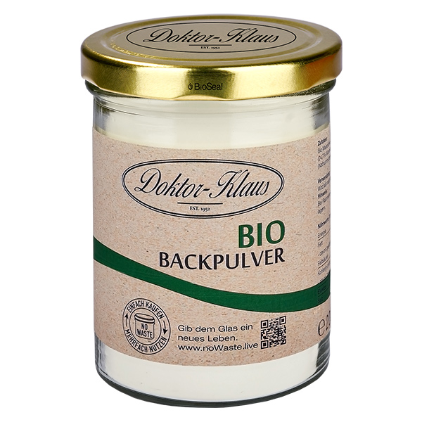 200 g di lievito in polvere biologico Doktor-Klaus noWaste 200 g di lievito in polvere biologico Doktor-Klaus noWaste